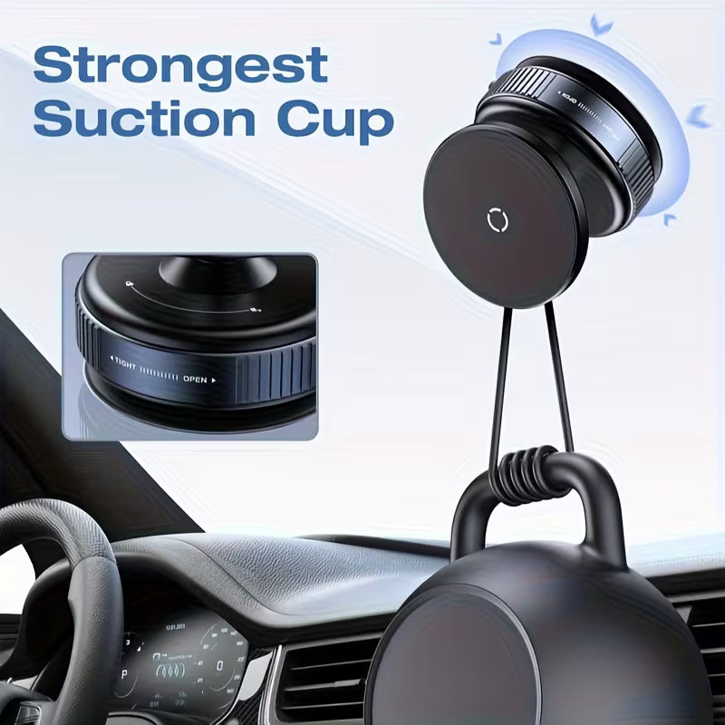 Magnetic Phone Holder with Suction Cup | حامل هاتف مغناطيسي بكوب شفط