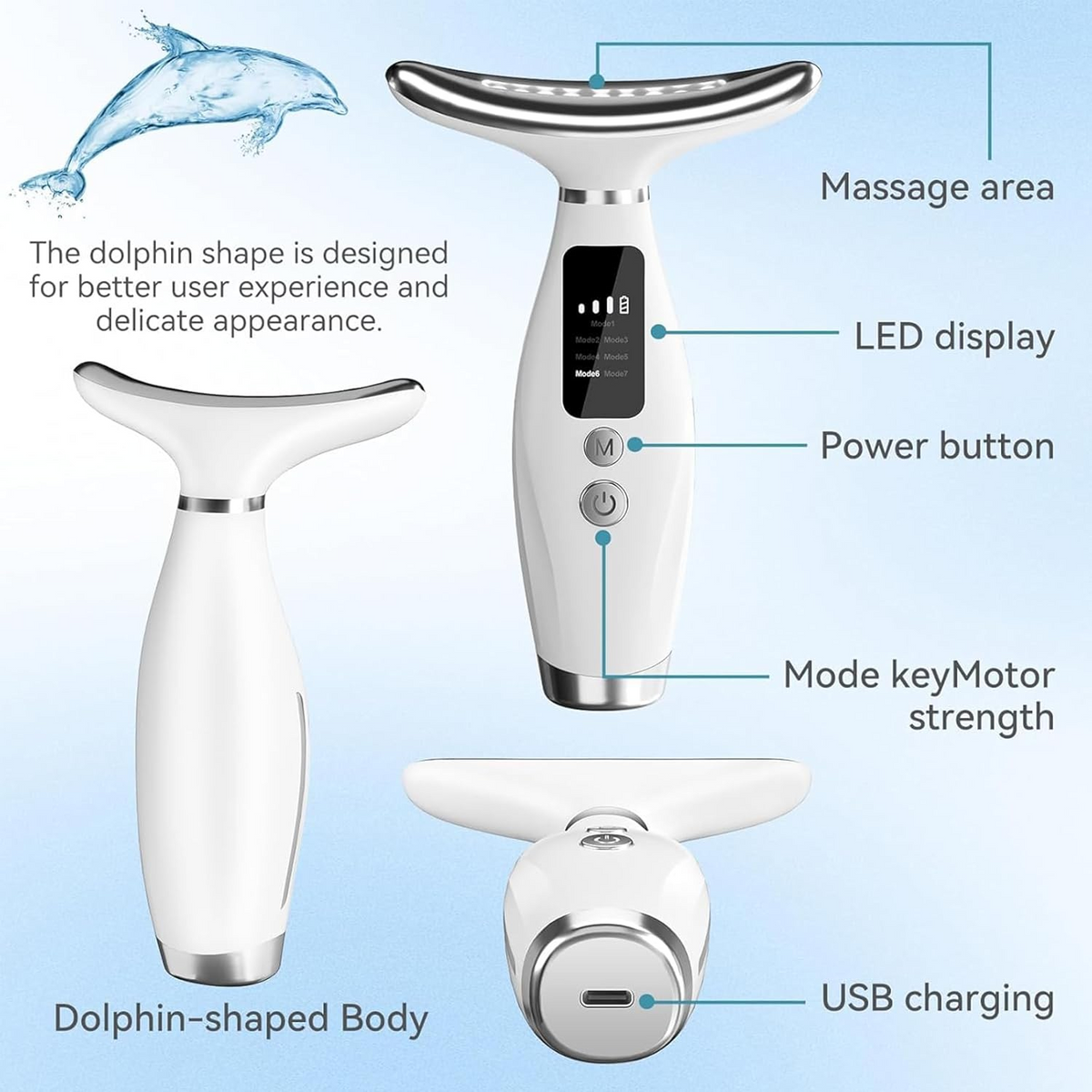 Advanced Anti-Wrinkle Facial Massager – Skin Tightening & Lifting Device
